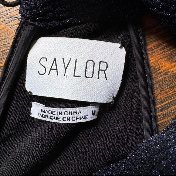 SAYLOR Aida Halter Midi Dress Sz M - Picture 6 of 6